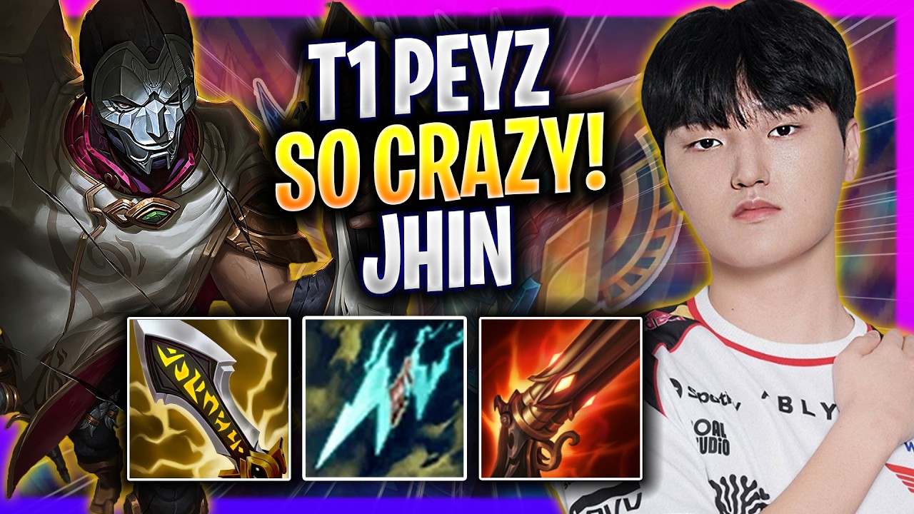 PEYZ IS SO CRAZY WITH JHIN! - T1 Peyz Plays Jhin ADC vs Varus! | Season 2026