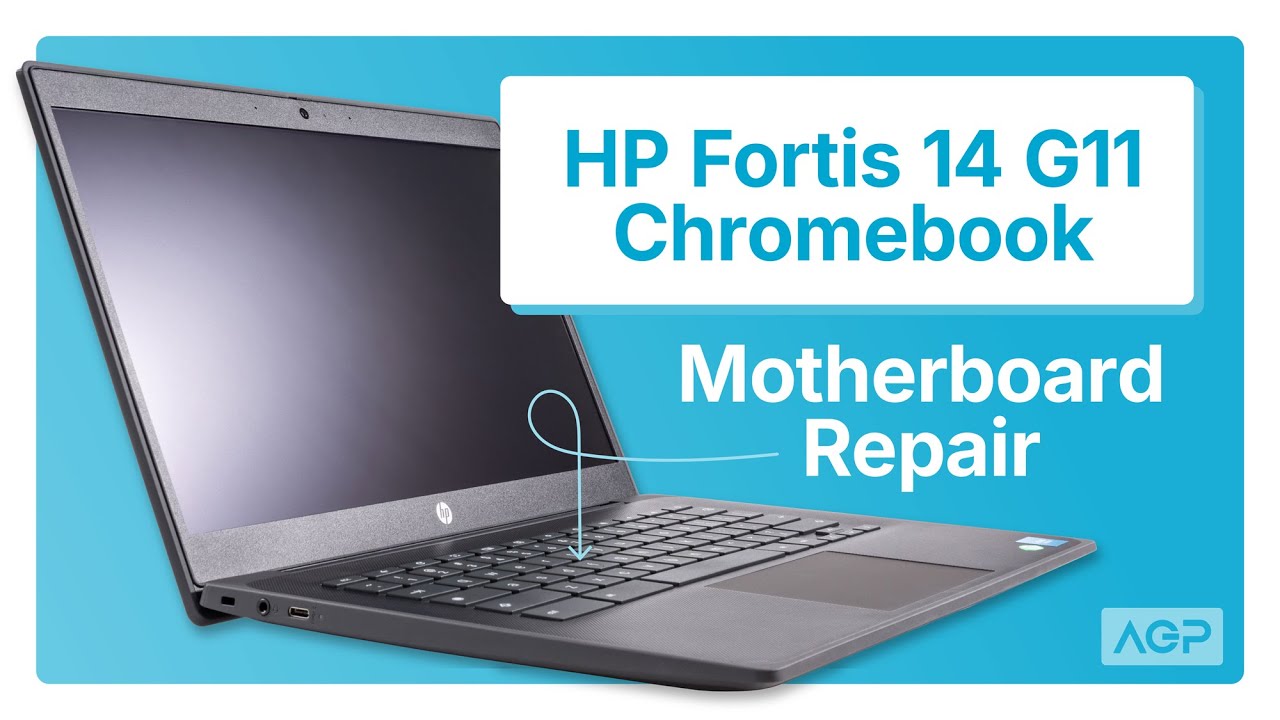 HP Fortis 14 G11 Motherboard Repair -- Step-by-Step Disassembly and Replacement