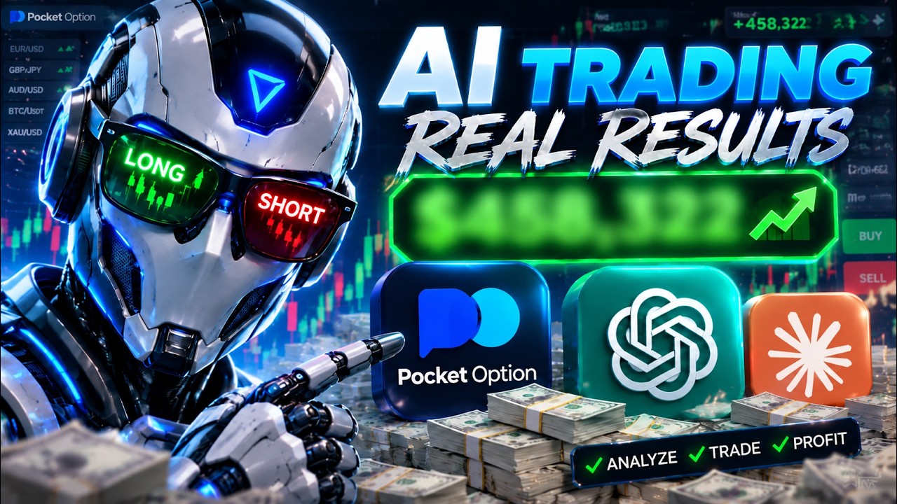 AI TRADING on BINARY OPTIONS | Pocket Option Trading BOT | LIVE TRADING #aitools