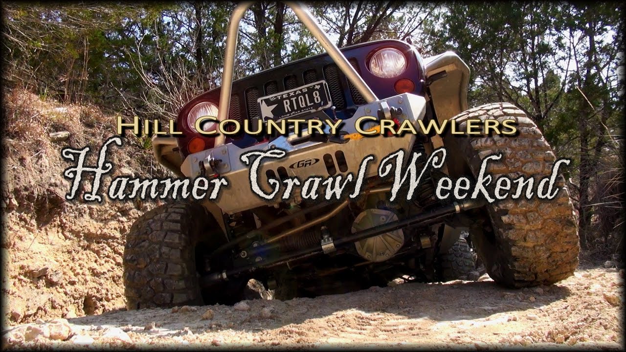 Hill Country Crawlers off-road for the Hammer Crawl at Hidden Falls