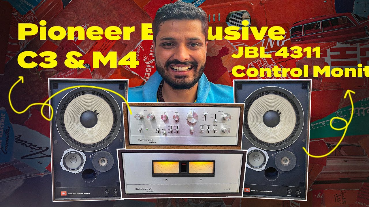 Pioneer Exclusive C3 & M4 + JBL 4311 | Legendary Vintage Hi-Fi Audio Setup | Rhythm Gears