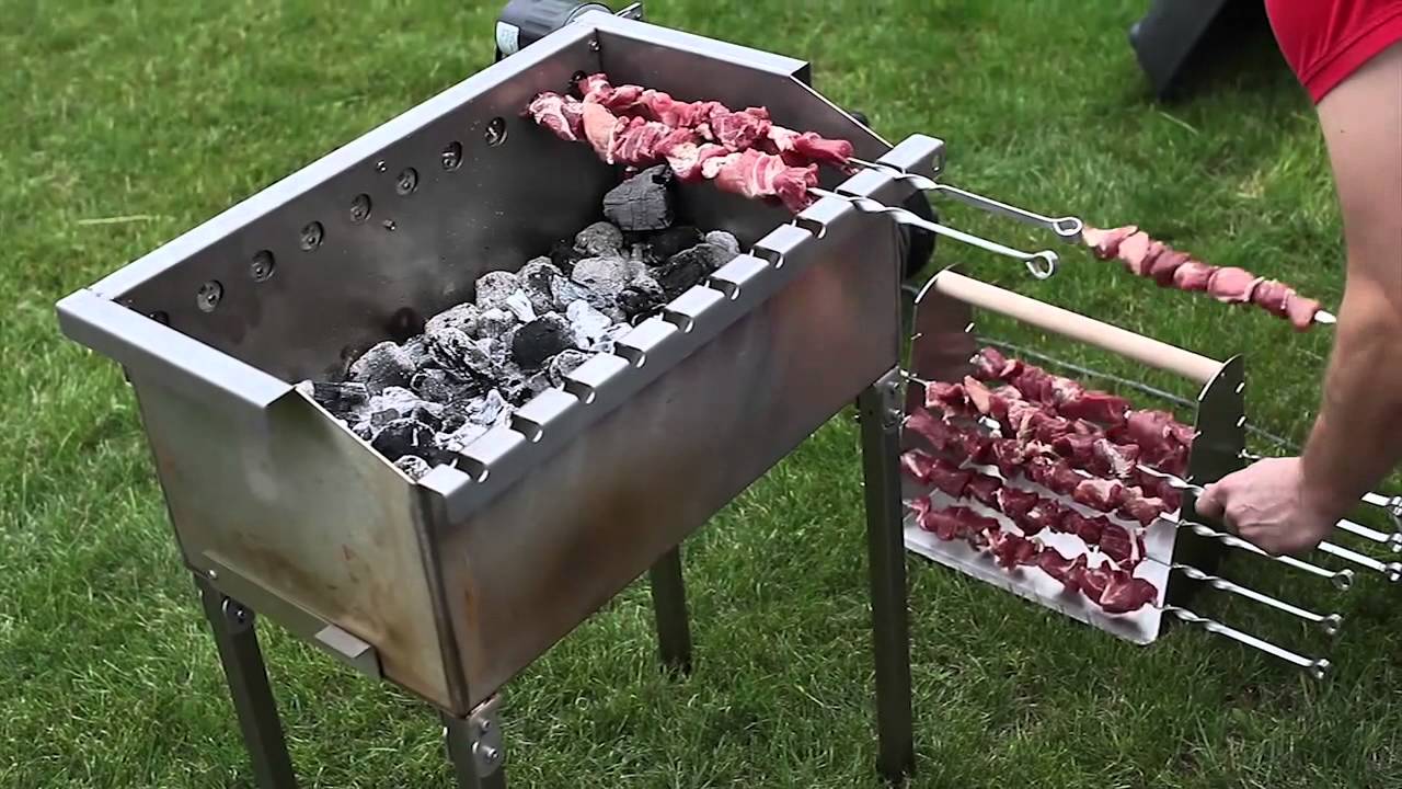 Mangal mit Motor | Mangal grill with motor