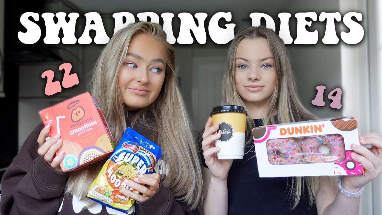 SWAPPING DIETS WITH MY SISTER FOR 24 HOURS...