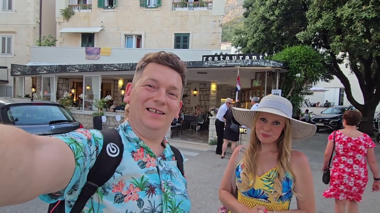 Jemy w restauracji KING w Baška Voda🇭🇷 Chorwacja VLOG Croatia 2025