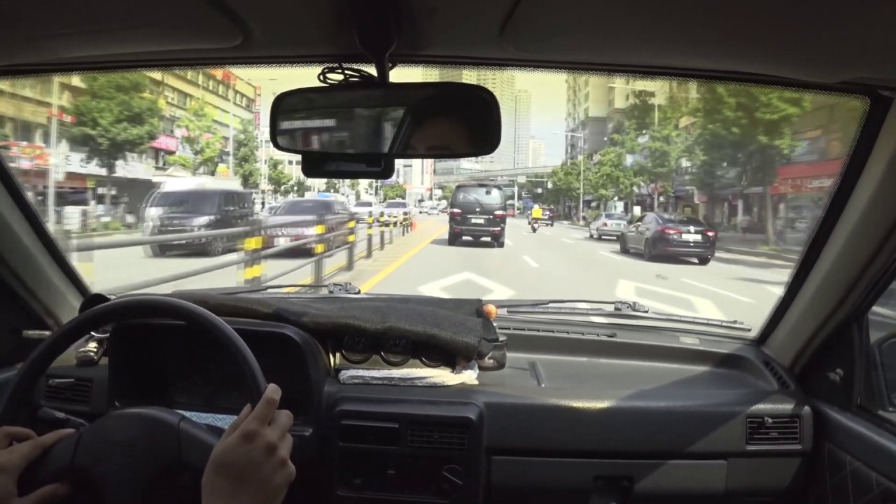 [MY94 Kia Pride (=Ford Festiva)] Casual drive through Seoul expressway 190816
