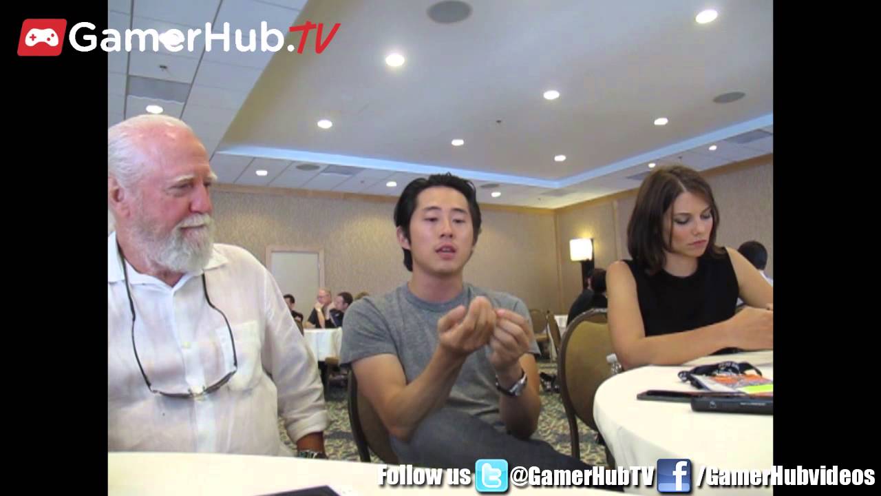The Walking Dead Scott Wilson, Steven Yeun, Lauren Cohan Talk Season 4 - Gamerhubtv