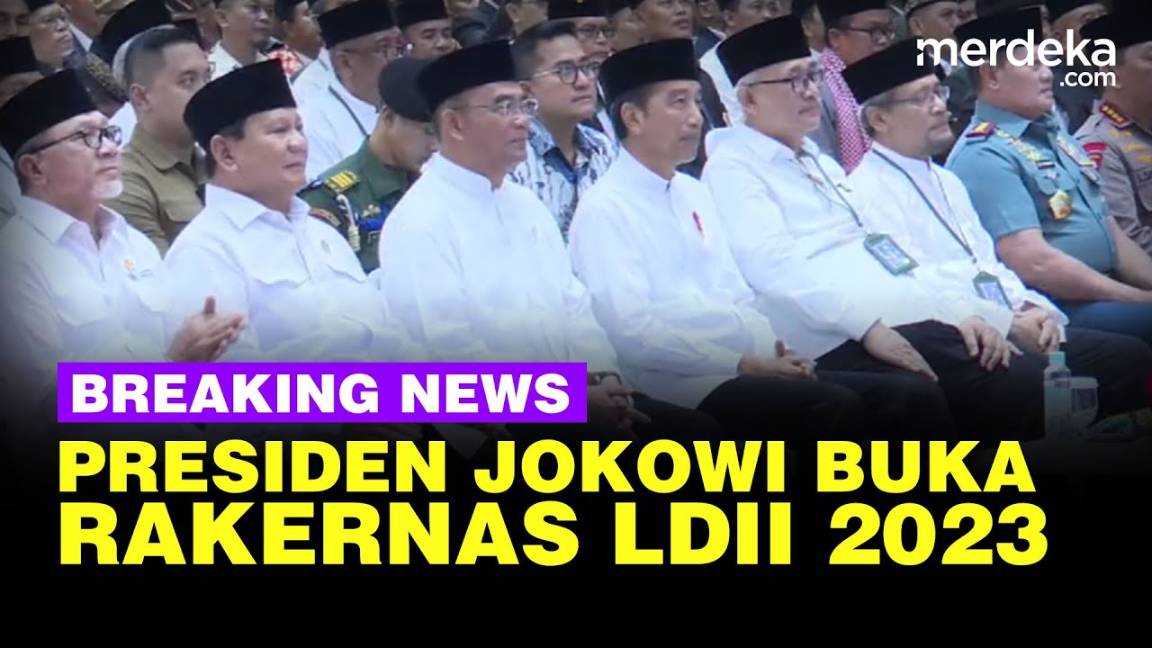 🔴LIVE NOW - Presiden Jokowi hingga Prabowo Hadiri Pembukaan Rakernas LDII 2023
