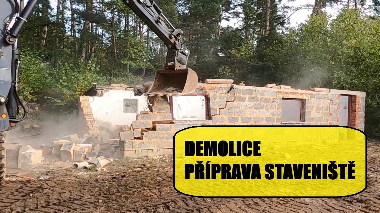 Demolice objektu a příprava staveniště
