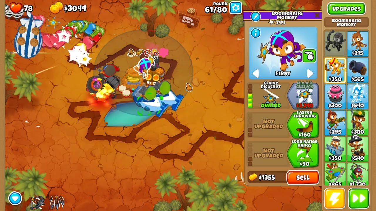 Bloons TD 6 - UPDATED Half Cash - Cracked - No Monkey Knowledge, Continues and Powers (29.4 patch)