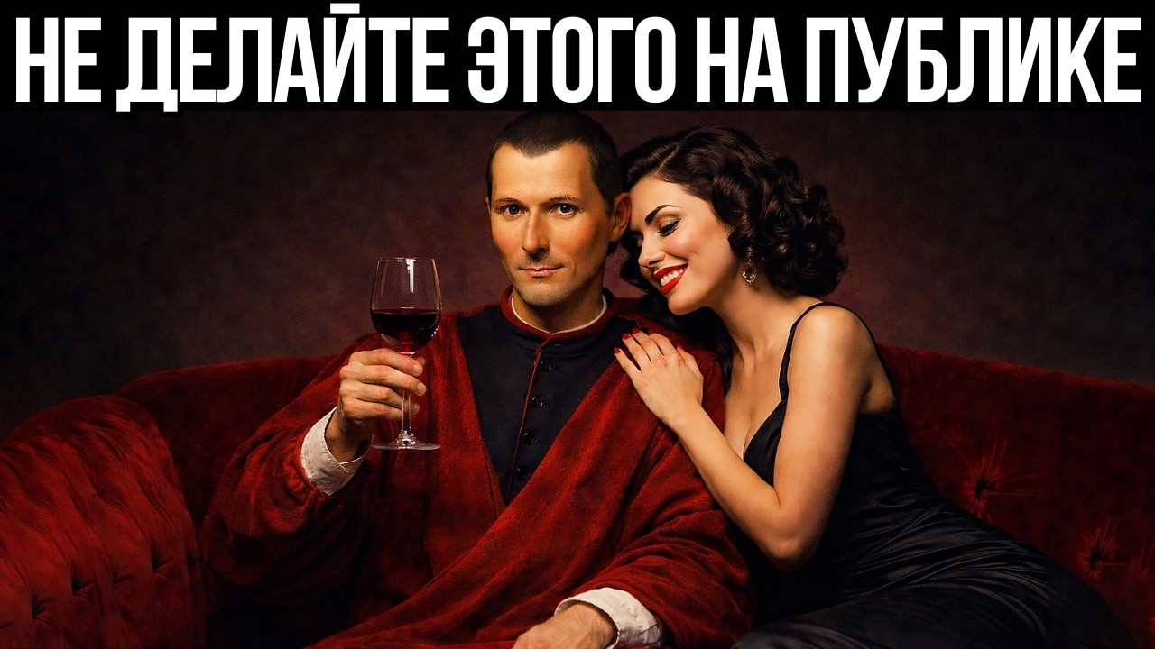 9 вещей, которые Вам НИКОГДА не следует делать на публике | Макиавелли