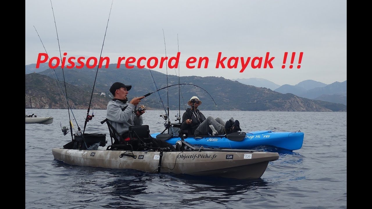 Pêche d'un poisson énorme en kayak pour Antonin !