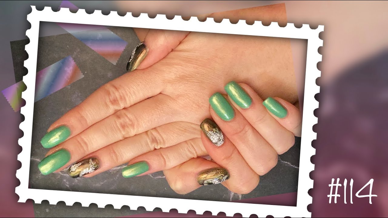 Плейлист - Маникюромагия.  💅  Домашний маникюр обычным лаком + наклейки. Натуральные ногти!
