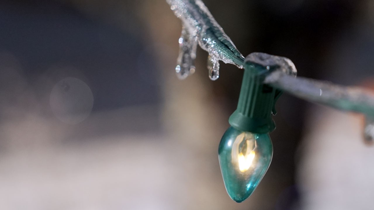 Frozen in Time: Beautiful Ice Storm (4K)