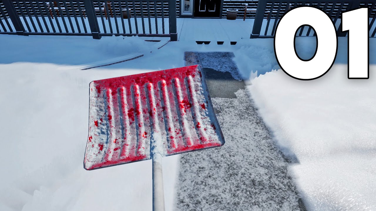 Snow Plowing Simulator - Part 1 - The Beginning