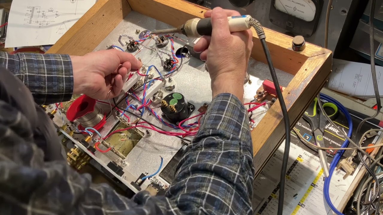 Ampli à tubes push pull de 807 acheté sur un site d’annonces… la reconstruction! Partie 2
