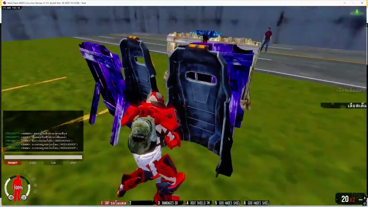 【WarZ SiamMMO - วอซีสยามรีเทิร์น】สู้แค่ไหว 75 - 80