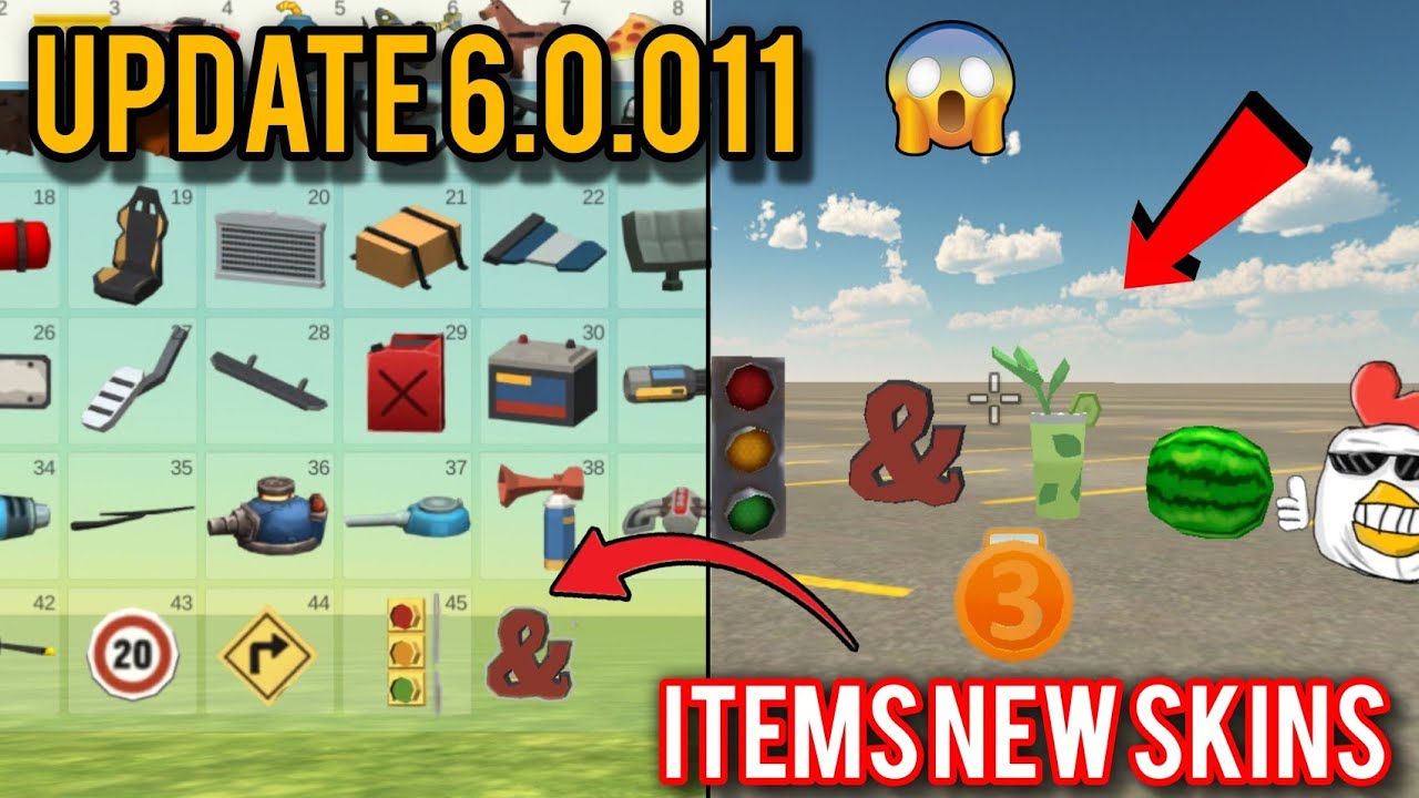 😱 NEW UPDATE 6.0.011 ITEMS NEW SKINS IN CHICKEN GUN 👑