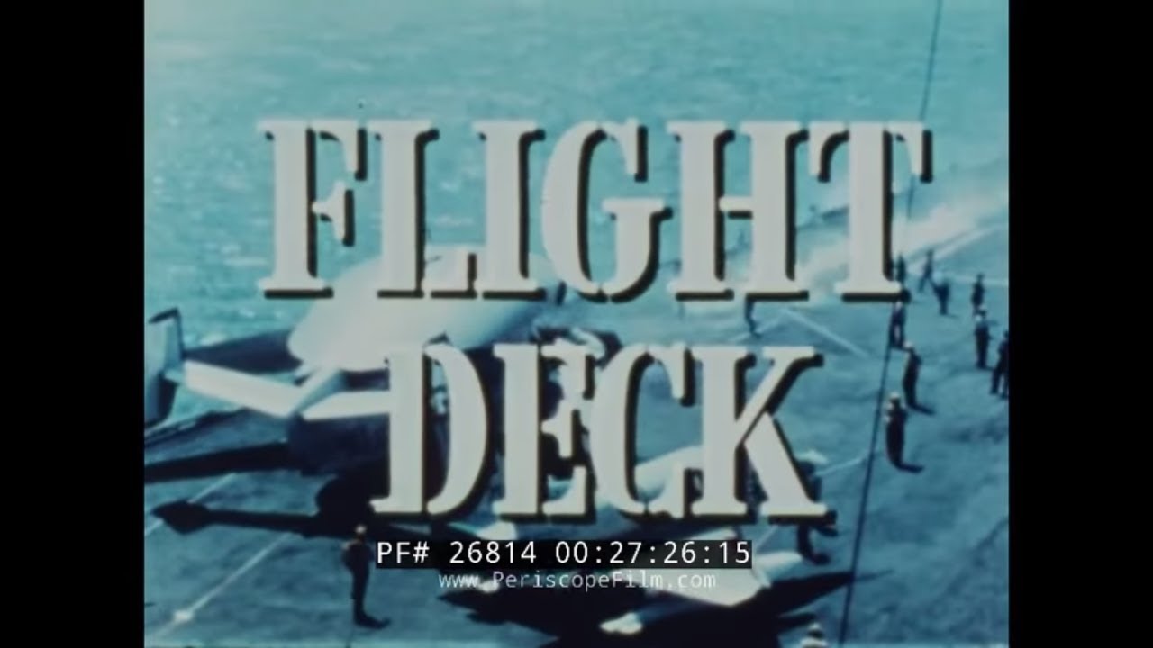 «ПАЛУБА ПОЛЕТА» 1964 АВИАНОСЕЦ USS FRANKLIN D ROOSEVELT CVA-42 ДОКУМЕНТАЛЬНЫЙ ФИЛЬМ 26814