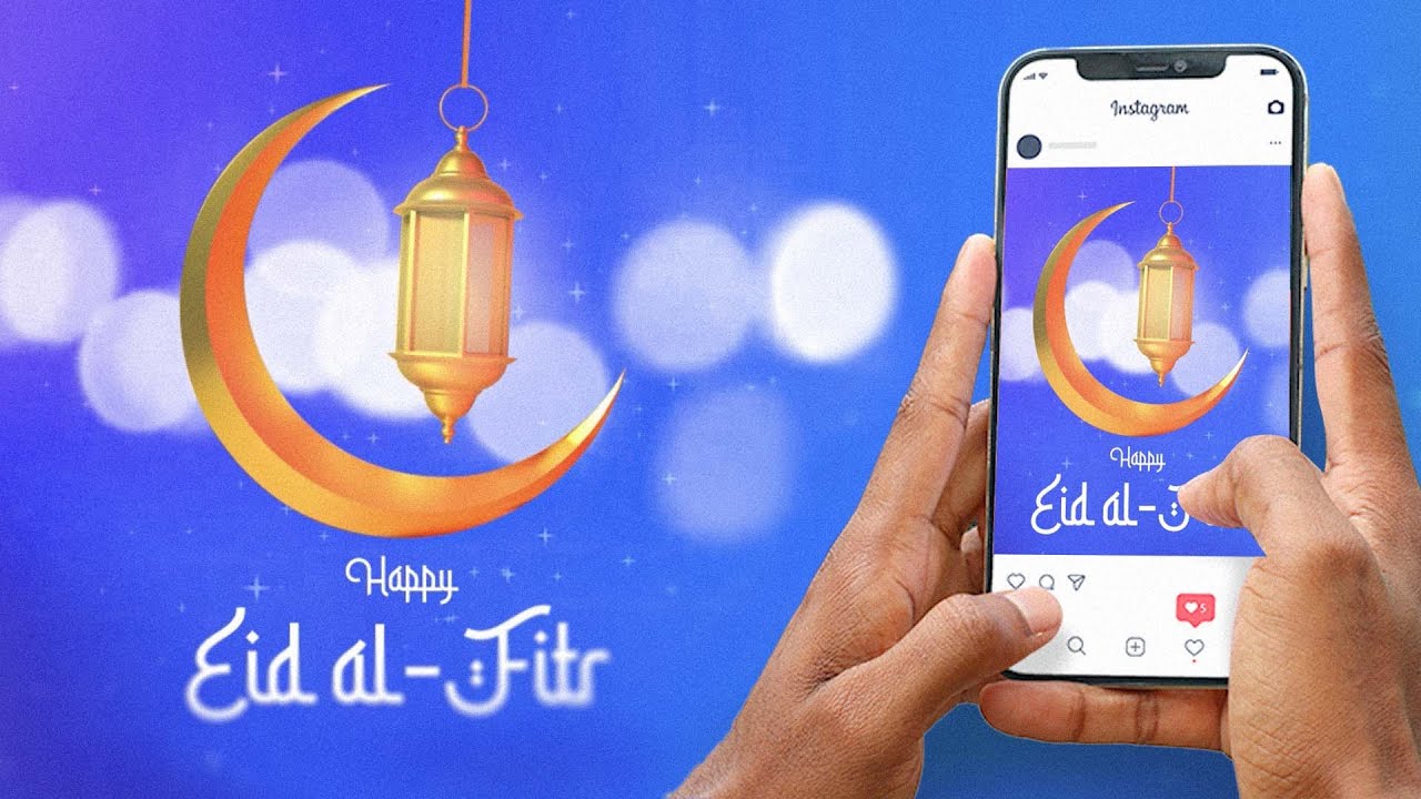 Happy Eid al-Fitr 2025 Motion Graphics Social Media Post