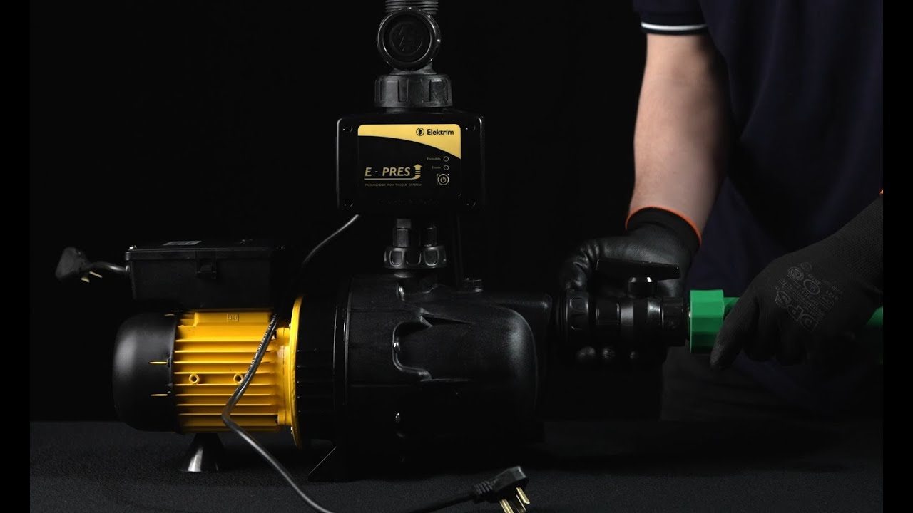 Instalación bomba presurizadora para tanque cisterna E-PRES
