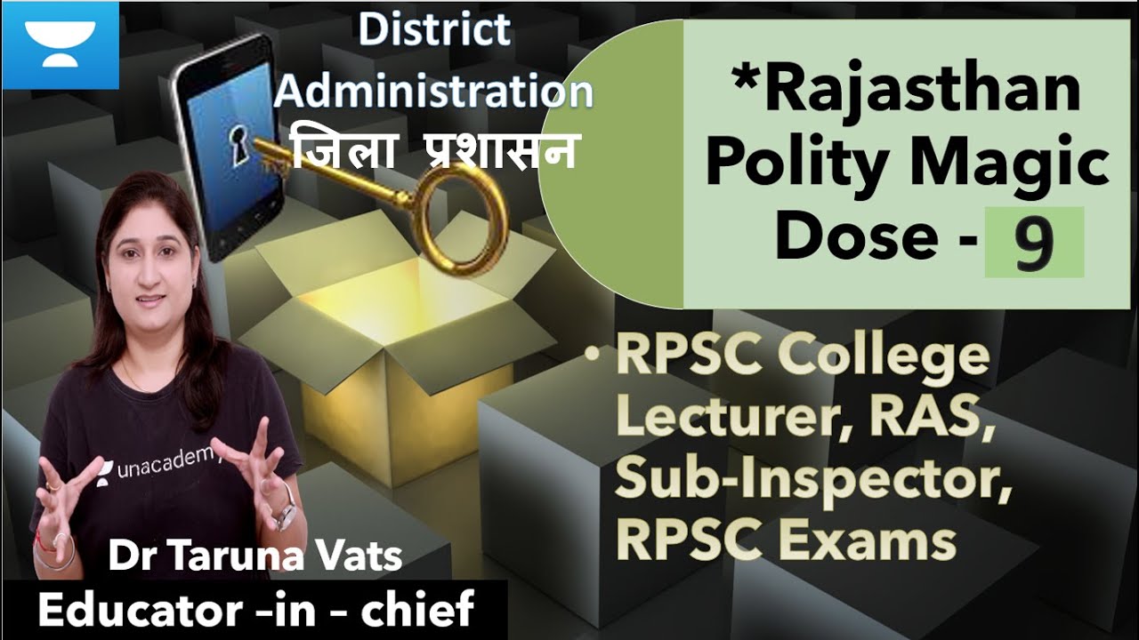 | Rajasthan Polity Series | English & Hindi medium | RPSC Exams | District Administration |