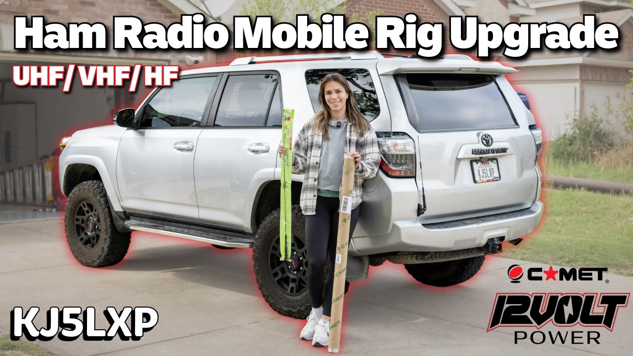 Mobile HF Radio Install in My Toyota 4Runner | Comet Antenna Setup (VHF/UHF + HF)