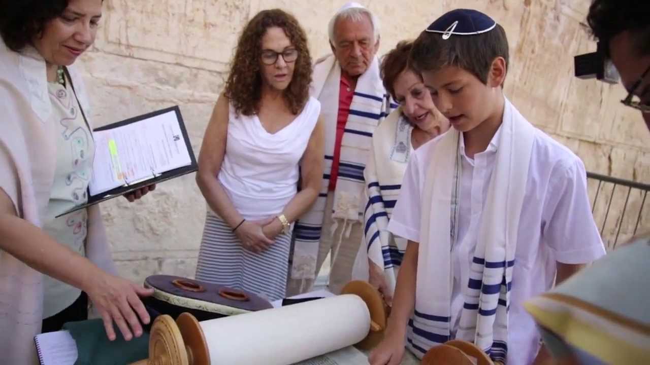 Reform Bar & Bat Mitzvah at Robinson's Arch, Jerusalem, with Kehilat Har-El