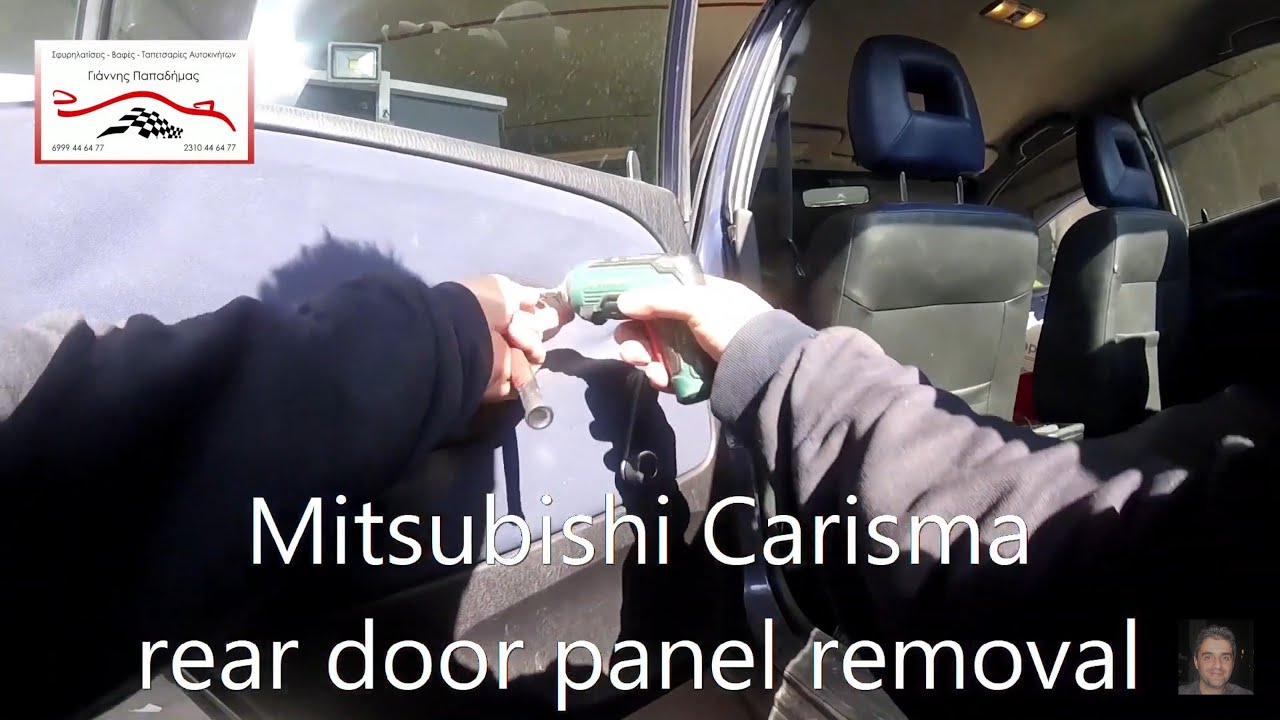 Mitsubishi Carisma  rear door panel removal