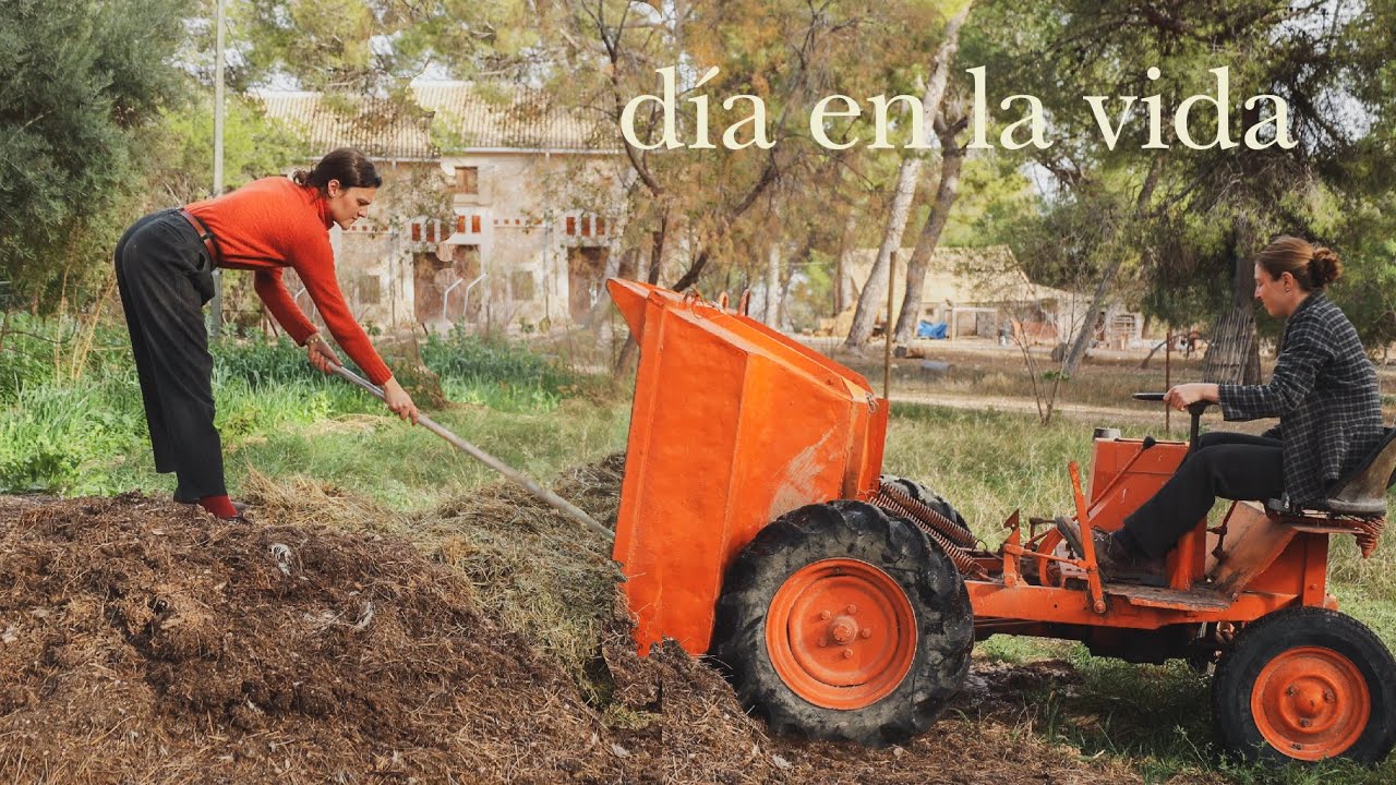 Un día en nuestra Vida Rural - Conejos, Compost y Lasaña - Dos hermanas viviendo del campo