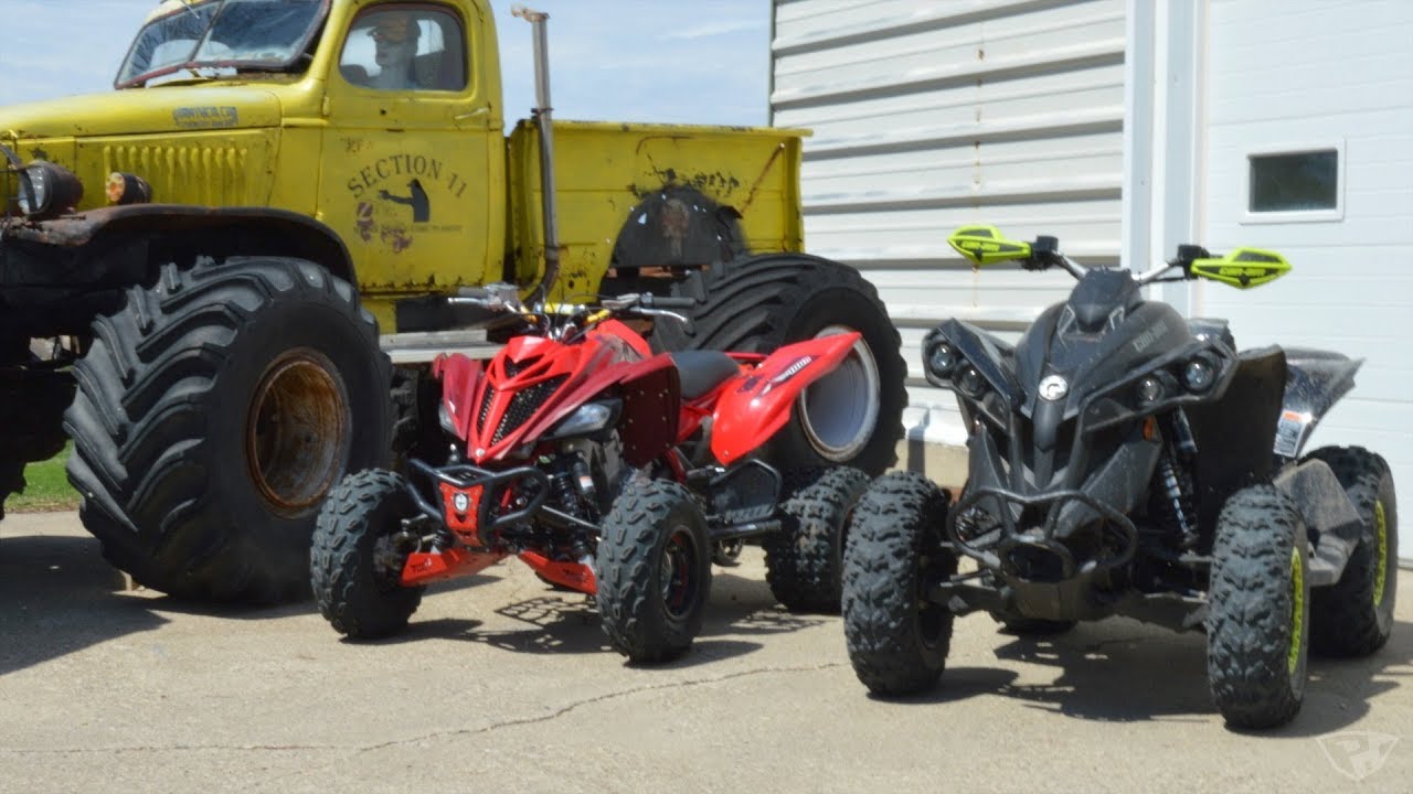Can Am Renegade 1000 vs Yamaha Raptor 700