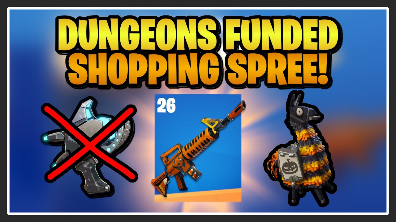 NO DISCHARGER! Dungeons SHOPPING SPREE on the Noob Account!