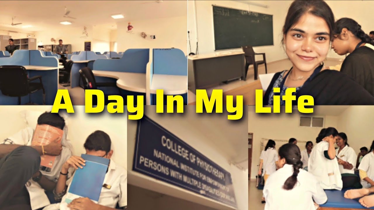 A Day in my life 🥰✨️#physiotherapy #medico #medical #medstudent#niepmd #chennai #vlog #medicalschool