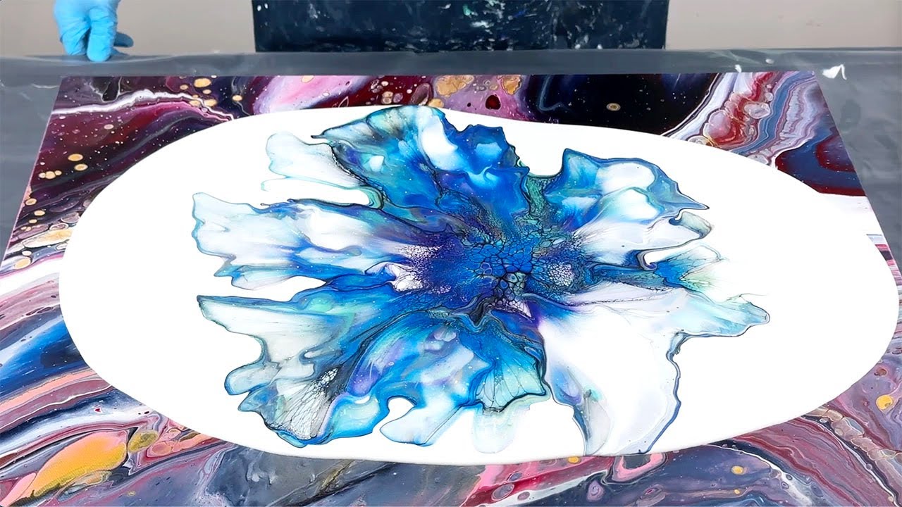 TLP Pigments~Shelee Bloom on 20x24 Canvas~Acrylic Pouring~Fluid Art~200