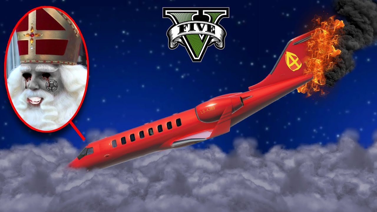 Ik Liet De PRIV&Eacute;JET Van HORROR SINTERKLAAS NEERSTORTEN!? * HORROR SINT IS WOEDEND!* || GTA 5 #51