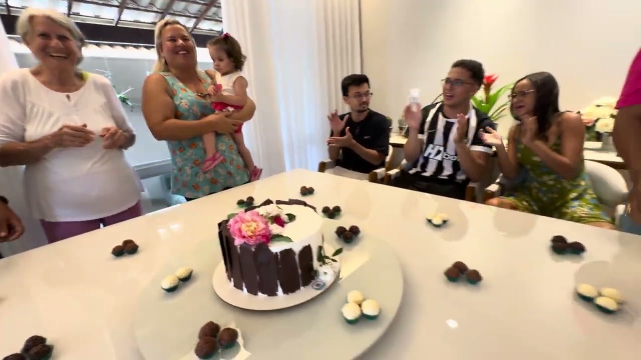 Aniversário do meu vô e minha tia Jaque