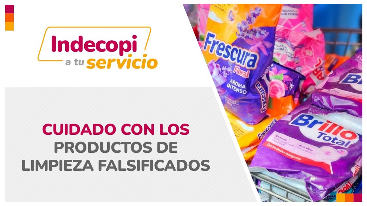 Cuidado: productos de limpieza falsificados | Indecopi a tu servicio con Andina