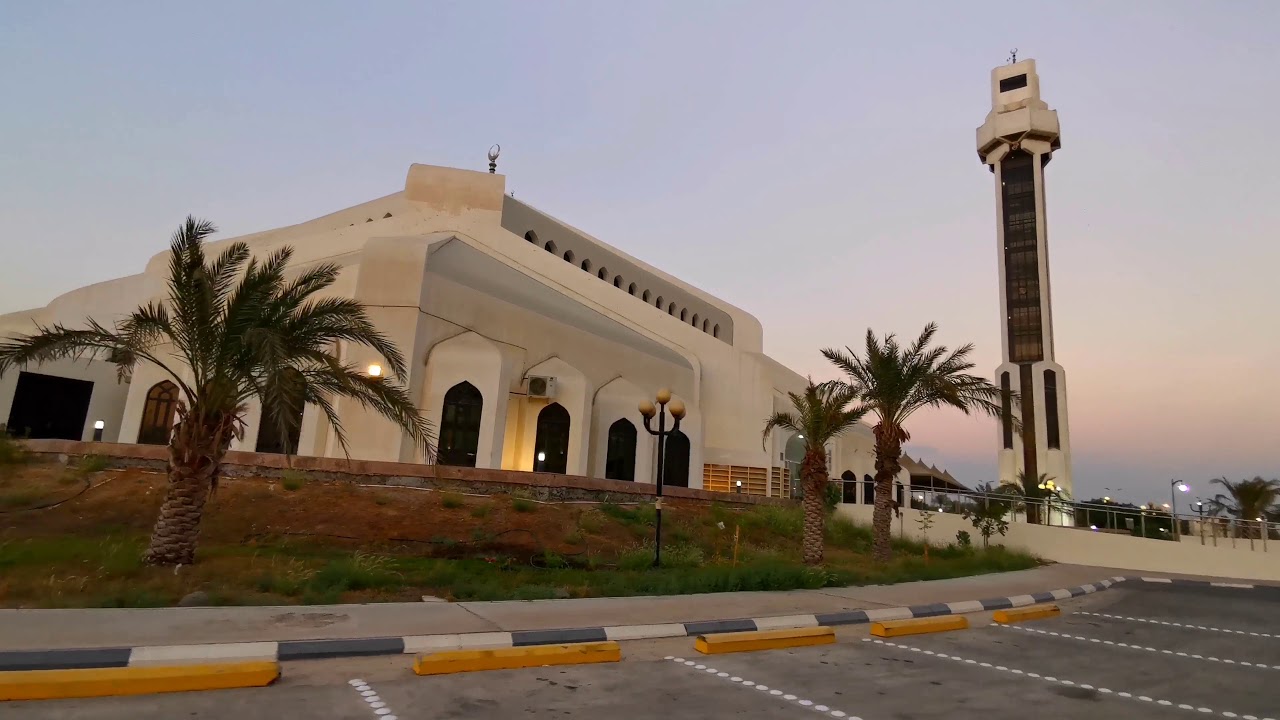 أذان المغرب بجامع الملك فهد باسكان الخبر، ٢٤ نوفمبر ٢٠٢٠