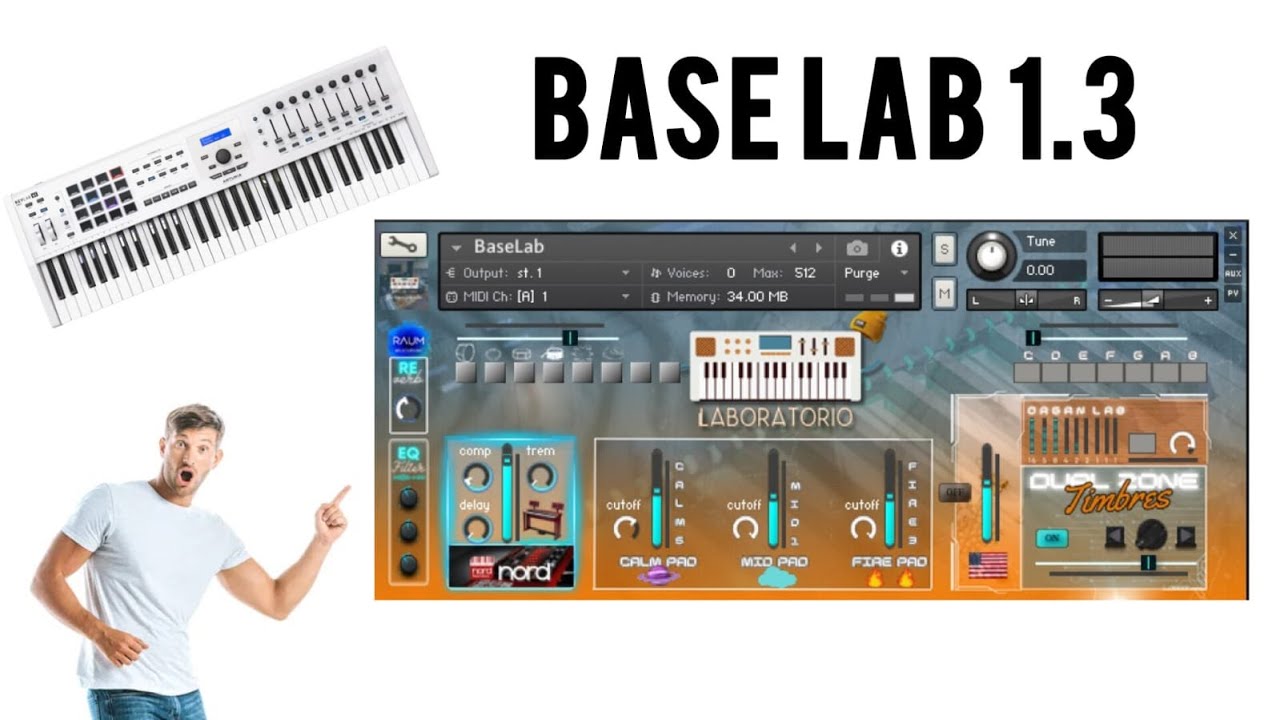 BASELAB 1.3 LA MEJOR LIBRERIA PARA TOCAR EN VIVO 😮😮