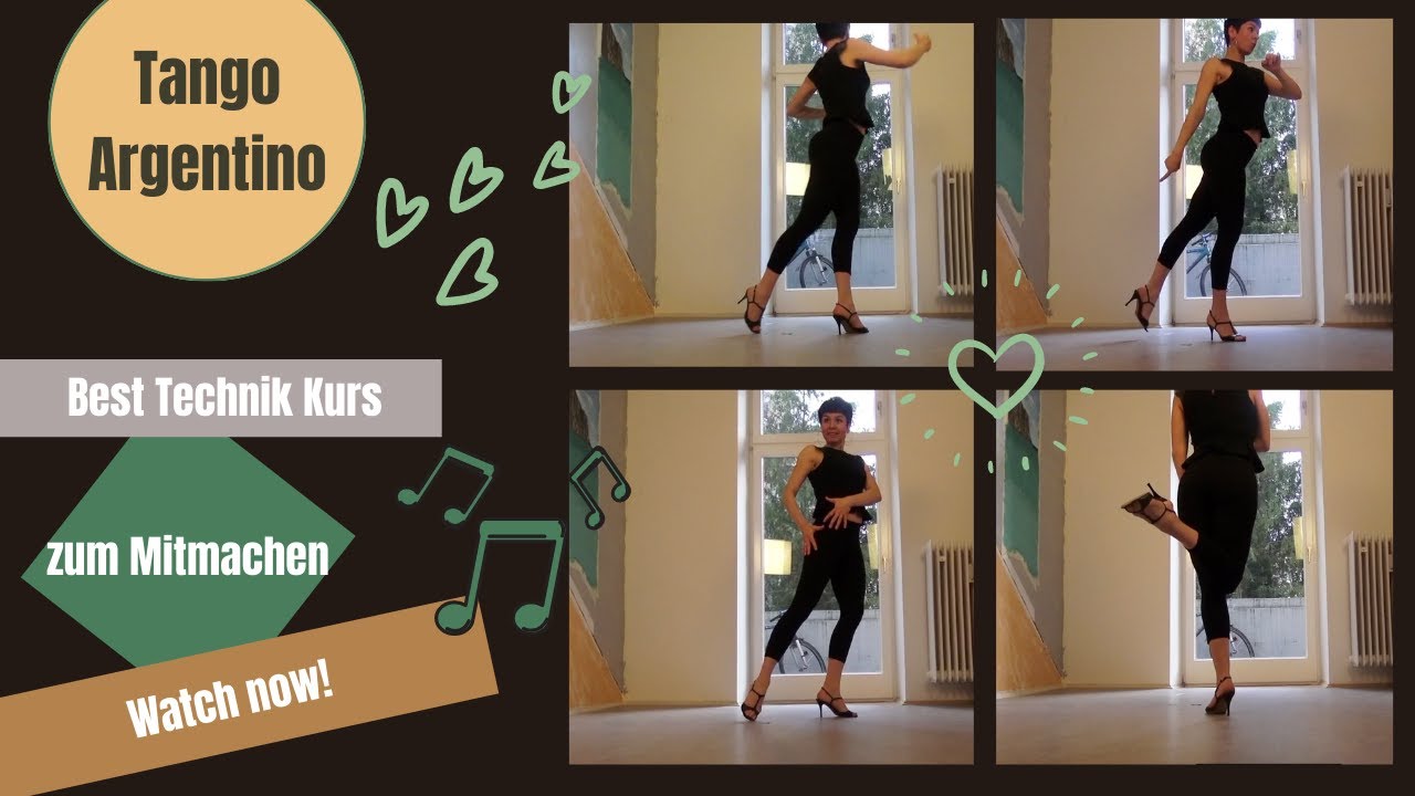 ♥TANGO Frauentechnik online Resumen/Kreuz/Ochos/raffinierte Verzierungen - TANGO ♥ MÜNCHEN #zuhause