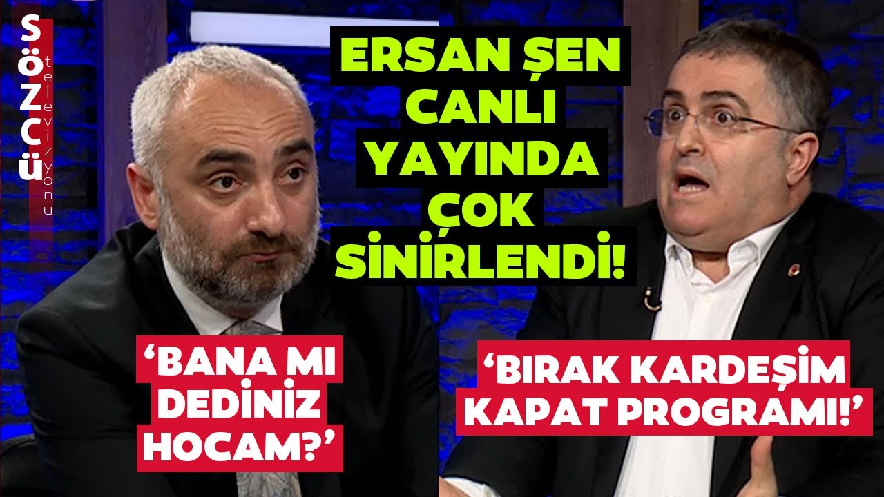 Sözcü TV Canlı Yayınında Eşi Görülmemiş Tartışma! Ersan Şen ve İsmail Saymaz Çok Sinirlendi
