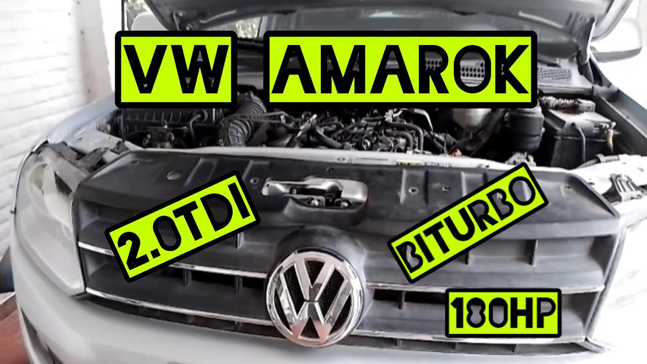 VW Amarok 2.0 TDI Biturbo 180hp. Diagnostico, Desarme, Reparacion y Puesta a Punto.