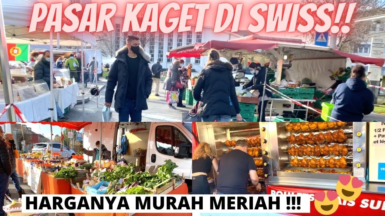 PASAR KAGET DI SWISS | TERNYATA ADA PEDAGANG KAKI LIMA DI SWISS 😲😮