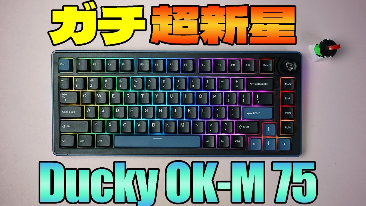 【2026 超大型新人現る】Ducky OK-M レビュー【コスパ◎メカニカルキーボード】