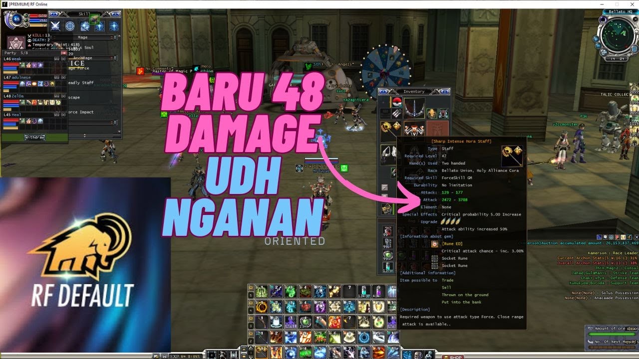 REVIEW CHAR MAGE GG DI RF DEFFAULT