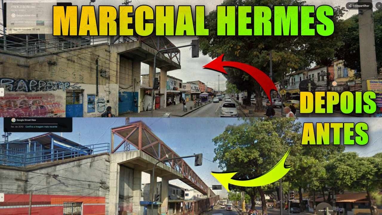 MARECHAL HERMES: Uma viagem no tempo pelo Google Street View! (2010 a 2025)