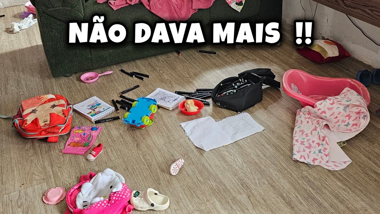 FAXINA DE FIM DE ANO | NÃO DAVA MAIS NA SALA ! 😱 