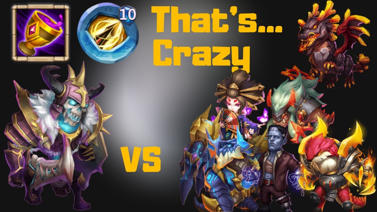 Skull Knight Vs Top Legends | Must Watch | Castle Clash