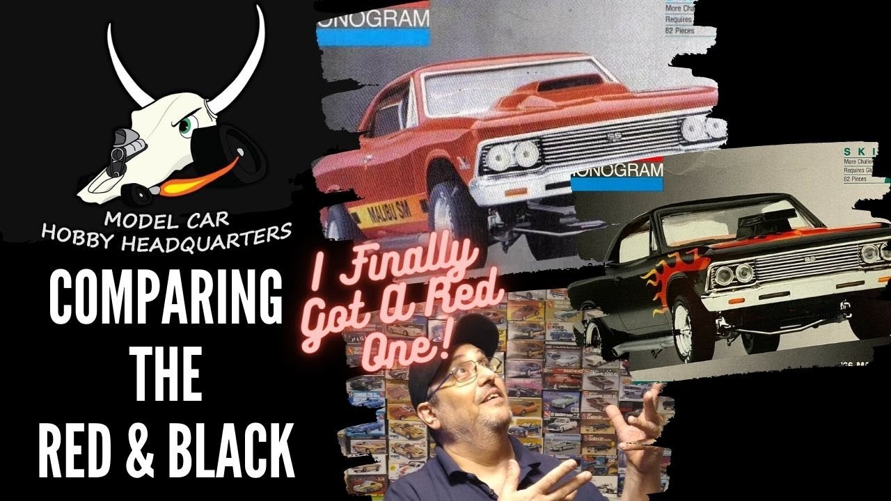 Taking A Look At The Old Red Monogram 66 Malibu model Car Kit Ep.226