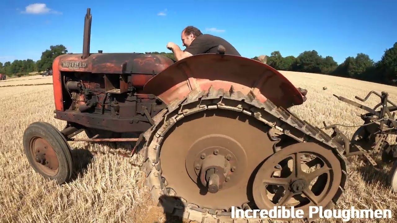 1956 Nuffield Universal DM4 Halftrack 3.4 Litre 4-Cyl Diesel Tractor (53 HP) BDVPS Rousham 2025