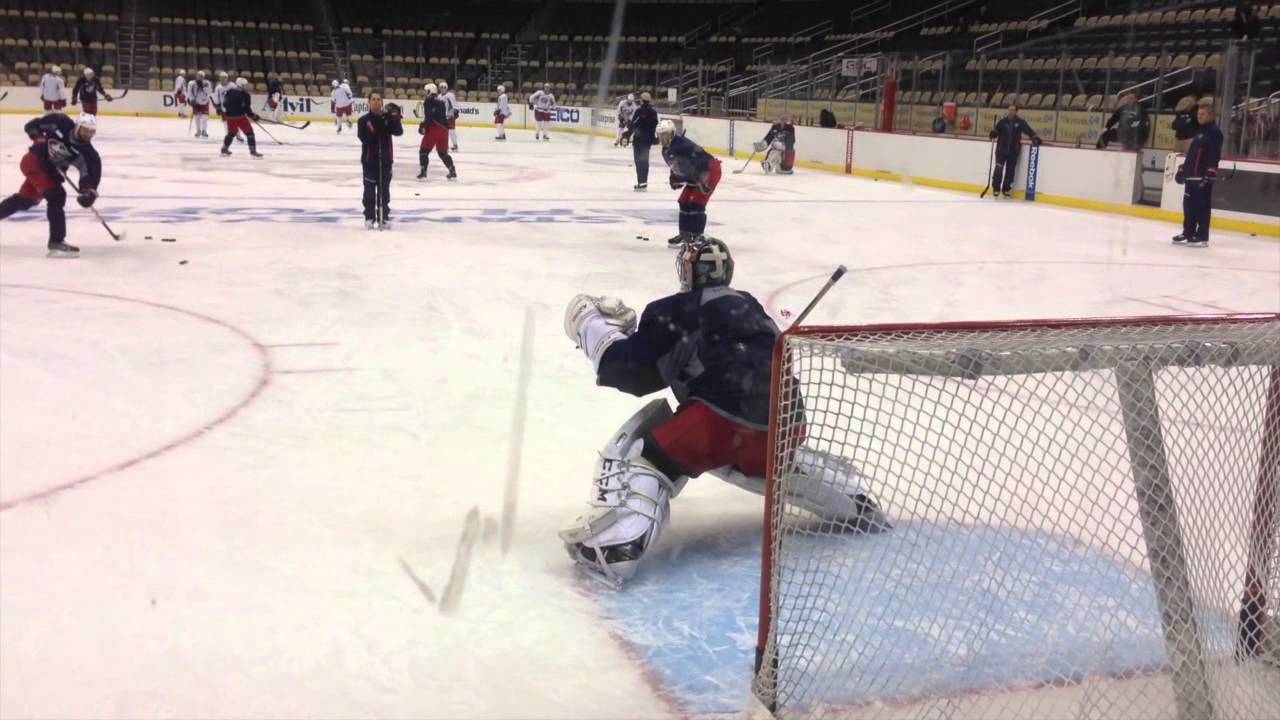 Blue Jackets: Bobrovsky at morning skate